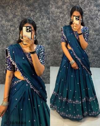 Exclusive Best Quality Rama Lehenga