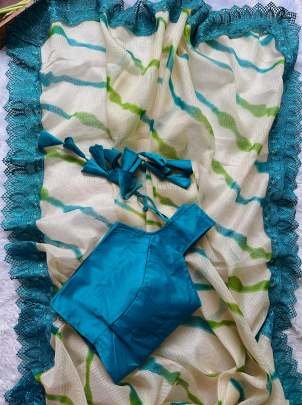 Exclusive Collection Heavy Border Rama Saree