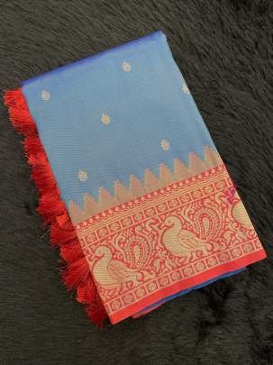 Exclusive Gold Zari Tissue Kanjivaram Sarees With Patola Pallu