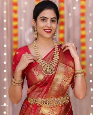 Exclusive Jacquarad Border Rich Pallu Soft Lichi Silk Saree