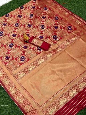 Exclusive Jacquarad Border Rich Pallu Soft Lichi Silk Saree