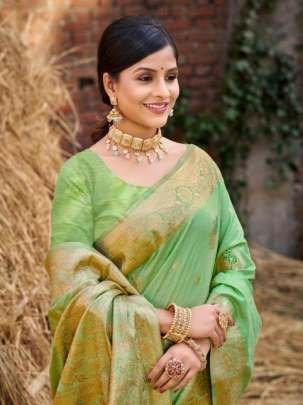 Exclusive Manju Silk Designer Silk Saree By Bunawat Brand