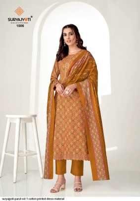 Exclusive New Suryajyoti Paarul Vol 1 Cotton Dress Material