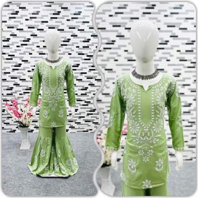 Exclusive Pista Ready To Wear Kids Girls Sharara Suits