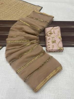 Exclusive Rich Look Embroidery Work Pure Soft Net