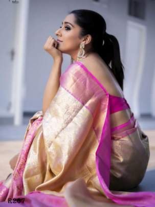 Exclusive Rich Pallu Soft Lichi Silk Saree