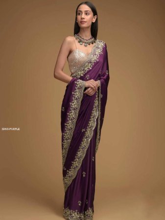 Fab Funda Launching A New Designer Heavy Embroidery Work Blouse Saree 