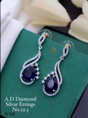 Fancy AD Collection Silver Earrings