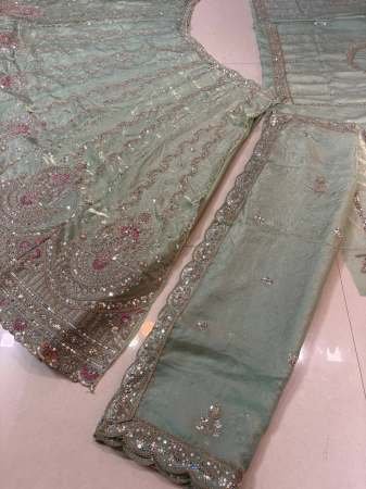 Fancy Beads Cut Dana Work Lehenga With Choli