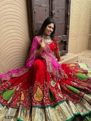 Fancy Digital Printed Muslin Cotton Lehenga Choli