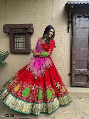 Fancy Digital Printed Muslin Cotton Lehenga Choli