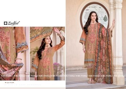 fancy gulrez pure cotton dress material catalog by zulfat