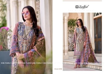 fancy gulrez pure cotton dress material catalog by zulfat