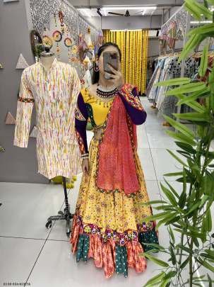 Fancy Printed Muslin Men Kurta