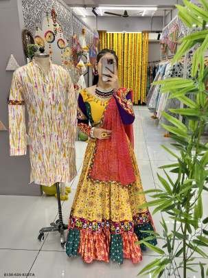 Fancy Printed Muslin Men Kurta