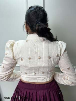 Fancy Pure Cotton Wine Colour Lehenga