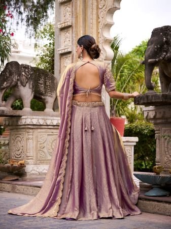 Fandy Lavender Lehenga Choli With Sequins Work