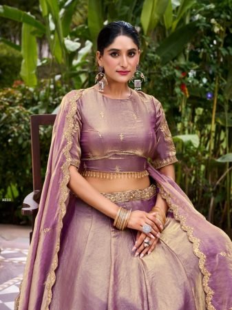 Fandy Lavender Lehenga Choli With Sequins Work