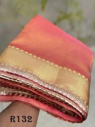 Fanta Party Wear Tissue Silk Saree