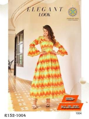 Fashionista Vol 2 Casual Printed Alia Cut Kurtis With Circular Flounce Sleeve