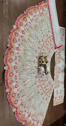 Faux Georgette Stone Sequins Work Lehenga Choli Dupatta