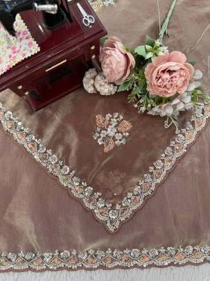 Fendy Silk Full Sequnce Work Saree