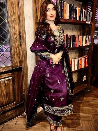 Festive Special Organza Silk Kurti Palazzo Set