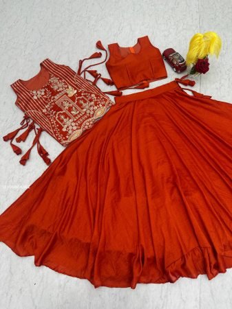 Festive Wear Lehenga Choli Set with Designer Shrug for Women
