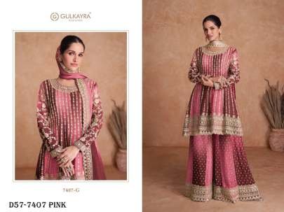 Festive Wear Vaani Vol 2 Real Chinon Pink Suit