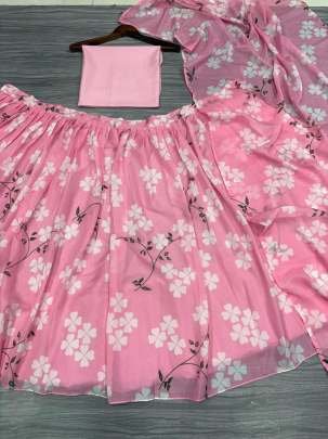 Floral Printed Party Wear Lehenga Choli