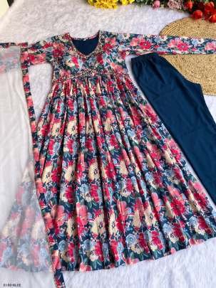 Function Wear Aliya Cut Muslin Kurtis