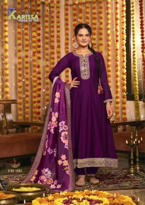 Gehna By Karissa Vicsita Silk Full Kali Ghera Kurta Set by Fab Funda