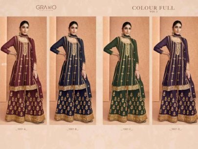 Gramo Colour Full Vol 2 1001  Embroidered Elegant Party Wear Salwar Suit