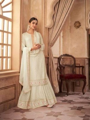 Gramo Navabi Vol 5 132 135 Elegant Kurti Set With Dupatta