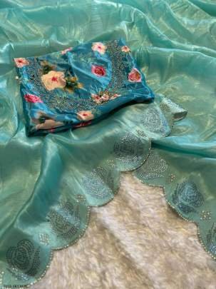 Gulabo By Sabysanchi Handwork Zarkhan Saree