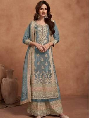 Gulkayra Designer Nazia Semi Stitch Suit For Women