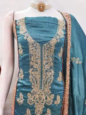 Gulkayra Designer Nazia Semi Stitch Suit For Women