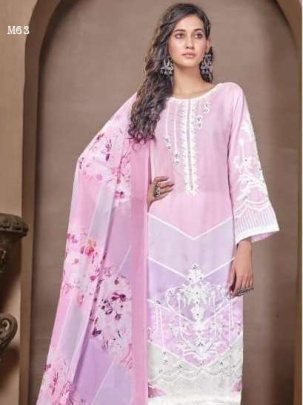 Halima 135 Color Series Latest Designer organza Pakistani Kurti Pant Set