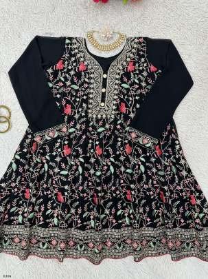 Heavy Embroidered Readymade Georgette Palazo Suits