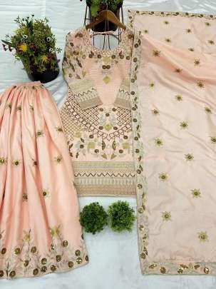 Heavy Jalpari Cotton Cream Colour Palazzo Suit