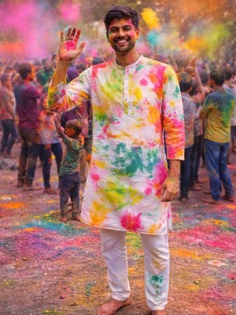 Holi Special Mens Kurta 