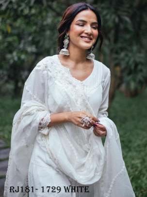 Jasmin Bhasin Wear Maslin Silk With Beautiful Embroidery Salwar Suit