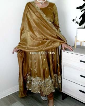 Jimmi Choo Embroidery Work Anarkali Suit