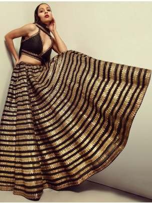 Kasturi Silk Lehenga Choli With Sequence and Dori Work