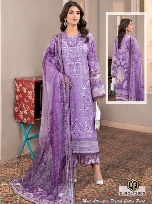 Keval Fab Present SOBIA NAJIR Cotton Dress Material