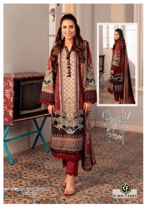 Keval Fab Present SOBIA NAJIR Cotton Dress Material