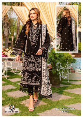 Keval Fab Present SOBIA NAJIR Cotton Dress Material