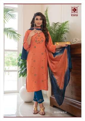 Kiana Brand Heritage Amazing Ready To Wear Kurtis Pant Pair