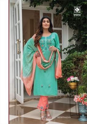 Kiana Brand Heritage Amazing Ready To Wear Kurtis Pant Pair