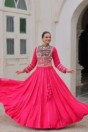 Kutchi Work Navratri Lehenga Choli For Festival